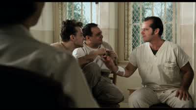 They was giving me 10 000 watts a day you know and I'm hot to trotNext woman takes me on is gonna light up like a pinball machineand pay off in silver dollars - One Flew Over the Cuckoo's Nest