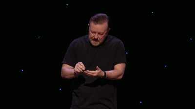 They go,
"And can I give you a rectal exam?" - Ricky Gervais: SuperNature