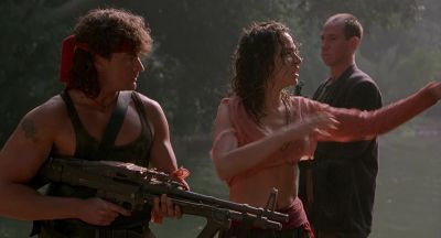 They got me too It's a real gusher - Hot Shots! Part Deux