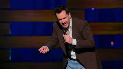 They hadn't thought
to put a hinge on the bin. - Jim Jefferies: High n' Dry