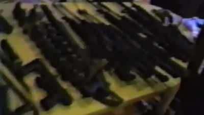 They have a machine gun, point-50. - Ross Kemp: Mafia and Britain