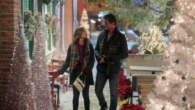 They have silver candy cane
trees in every doorway. - Once Upon a Main Street
