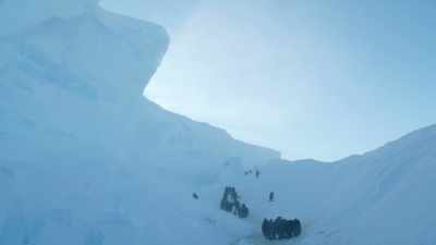 They have tumbled into
a ravine in the ice. - Dynasties