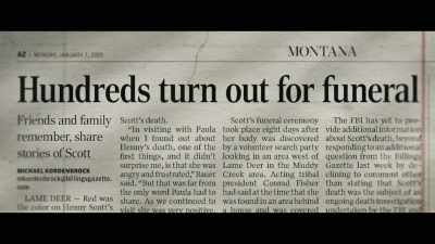 They were hitting the heart
really because Henny was 14. - Murder in Big Horn