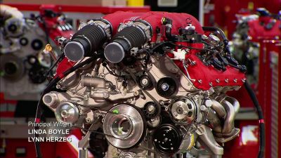 They hook up the finished engine - How It's Made