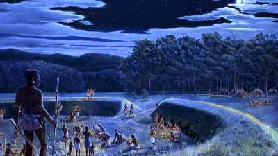 They were hunter-gatherers who lived
here from about 800BC to 1000AD. - Secrets of the Underground