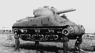 They had inflatable tanks
and all this sort of stuff - World War II: Race to Victory