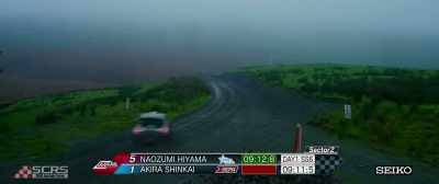 They just passed through the second sector with split time 9 minutes, 11 seconds, 7! - Over Drive