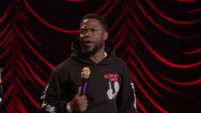They just prop me up in the
corner, keep the party going. - Kevin Hart: Reality Check