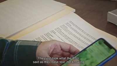 They just took what the RSV
said as their base text, - 1946: The Mistranslation That Shifted Culture