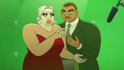 They kidnapped me,
flew me here and put makeup on me! - Q-Force