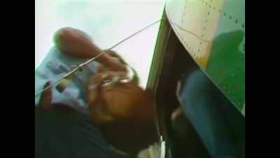 They land
on a nearby airstrip, - Mother Undercover