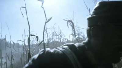 They were laying
down behind the fence - Blood and Fury: America's Civil War