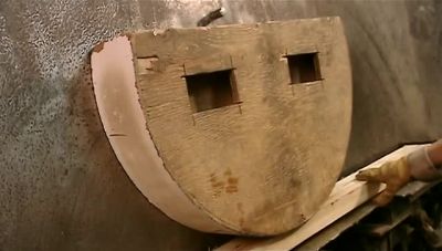 THEY MOUNT WHAT'S CALLED
A BENDING MOLD - How It's Made