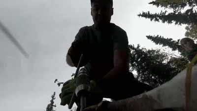 They must use a
lever and pulley system - Life Below Zero: Next Generation