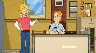 - They need comforting.
- I guess. How do I do that? - Corner Gas Animated