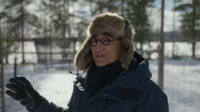 They not only pull sleighs,
they bark in a four-part harmony. - The Reluctant Traveler with Eugene Levy