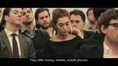 They offer money, sweets,
mobile phones. - City of Ghosts
