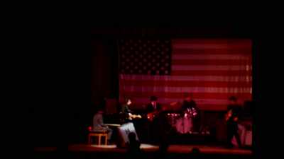 They opened the second half
with the biggest American flag - Bob Dylan: Odds and Ends