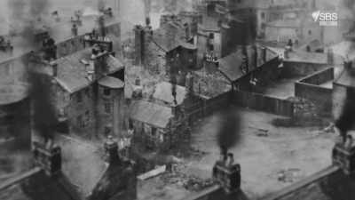 They were packed
into slum tenements. - Scotland from the Sky
