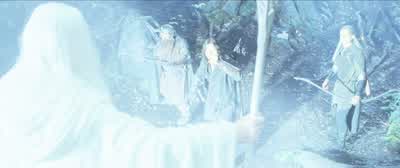 They passed this way the day before yesterday. - The Lord of the Rings: The Two Towers