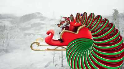They were playing
on golden harps, - A Frozen Christmas 2