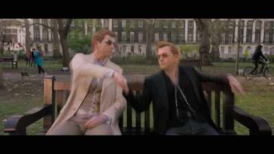 They were playing with fire - Good Omens
