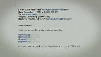 They reported back to me both
verbally and in writing - Outcry