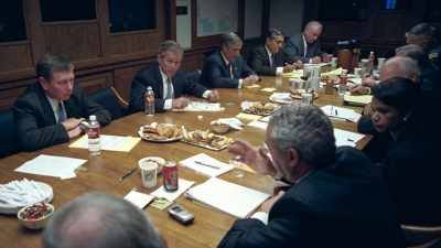 They sat down
the first week after 9/11 - Kingdom of Silence