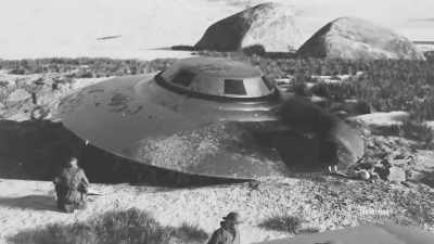 They saw some of the material
from a crashed spacecraft. - Accidental Truth: UFO Revelations
