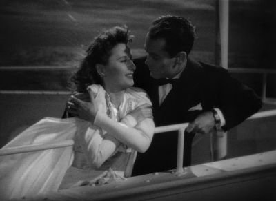 They say a moonlit deck is a woman's business office - The Lady Eve