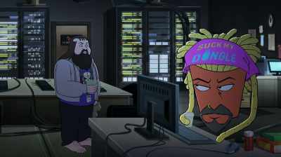 They say it's a functional spaceship - Aqua Teen Forever: Plantasm