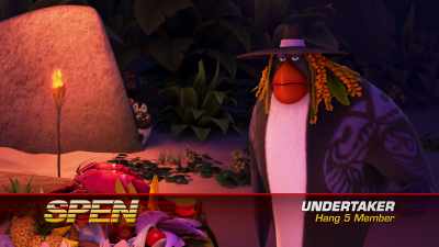 They say it's because
I don't smile or talk a lot. - Surf's Up 2: WaveMania