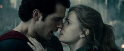 They say it's downhill after the first kiss - Man of Steel