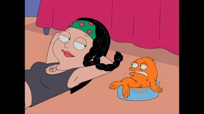 They say if you play it backwards - American Dad!