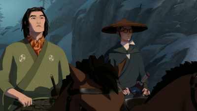 They scattered
white flowers on the Buddha, - BLUE EYE SAMURAI