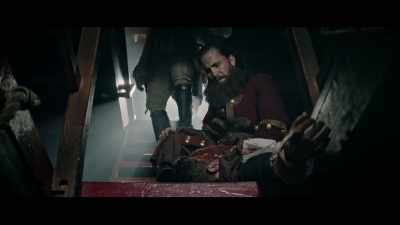 They see bloodied bodies
sprawled across that upper deck, - The Lost Pirate Kingdom
