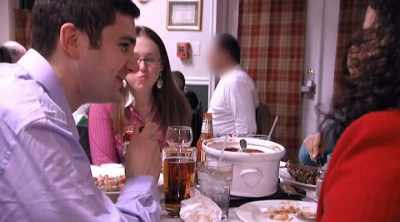 THEY SEEM VERY HAPPY.
THEY HAVE SMILES. - Kitchen Nightmares