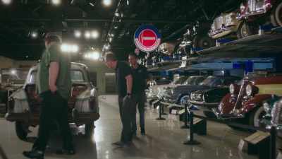 They set the car up with the driver
positioned back here first, - Prop Culture