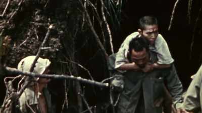 They shoot a few
rounds and go into caves - The Pacific War in Color