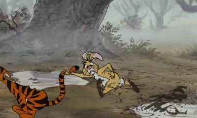 They started back - The Many Adventures of Winnie the Pooh