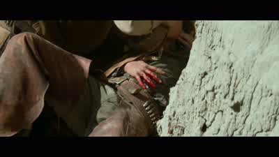Davey! They take him water? Jesus, Johnny! They shot him! Hold on now! - Unforgiven