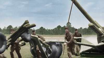 They had tanks, cannons and model vehicles. - Greatest Events of World War II in Colour