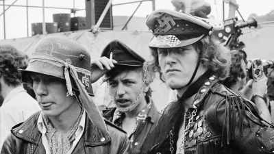 They had their colors drawn
on their leathers in chalk. - Days of Rage: The Rolling Stones' Road to Altamont
