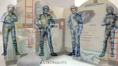 They were three-dimensional books
that described in detail - American Moon