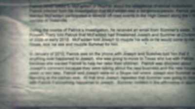 They told Joseph
to muzzle his wife - Two Shallow Graves