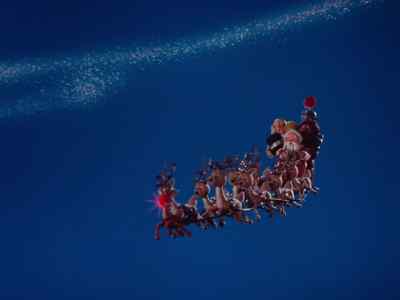 They traveled faster than joy itself - Rudolph's Shiny New Year