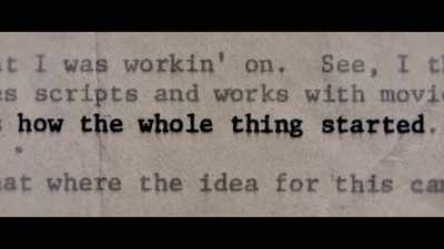 They turned out a movie script
called Chain Reaction - Chowchilla
