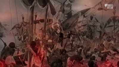 They were uniting
to attack their enemies on land. - Curse of the Ancients with Alice Roberts