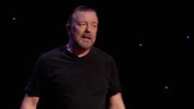 They wanna go back and kill him,
and I say, "Chill." - Ricky Gervais: SuperNature
